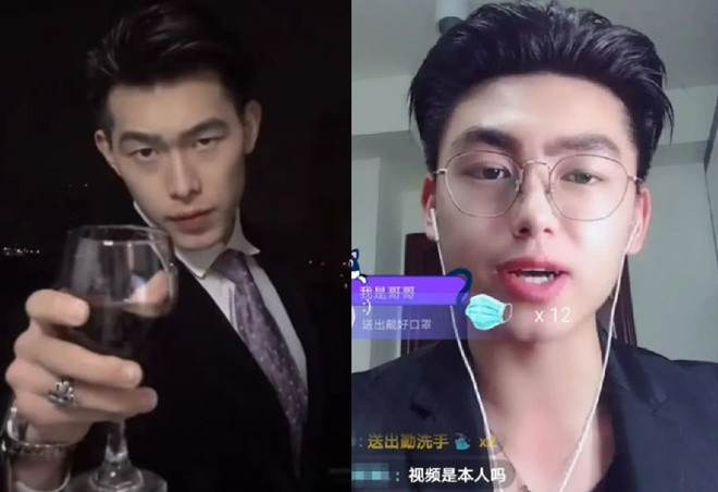 Hot boy "bản sao Đặng Luân" vô tình lộ mặt thật trên sóng livestream.