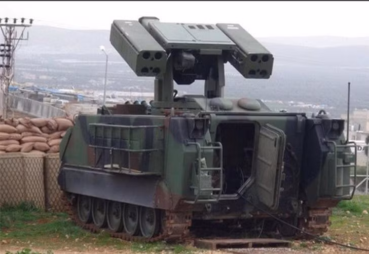 Hệ thống phòng thủ Atilgan PMADS là sự kết hợp từ tên lửa phòng không vác vai Stinger và xe bọc thép M113.