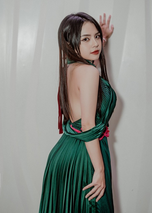 Tháng 9/2022, Thái Trinh chia tay người yêu. Ảnh: FBNV.