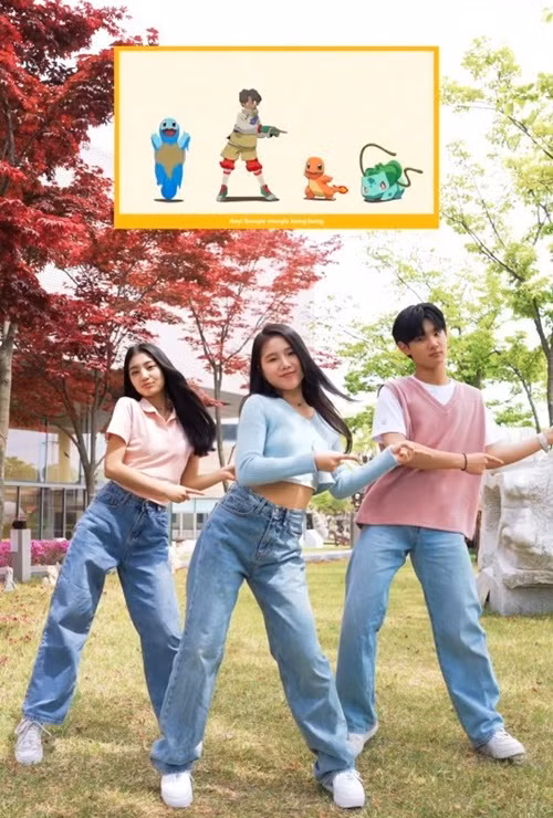 Park Geon Roung thích nhảy múa. Trên trang cá nhân, cậu nhóc thường đăng video cover với vai trò vũ công. Ảnh: Instagram.