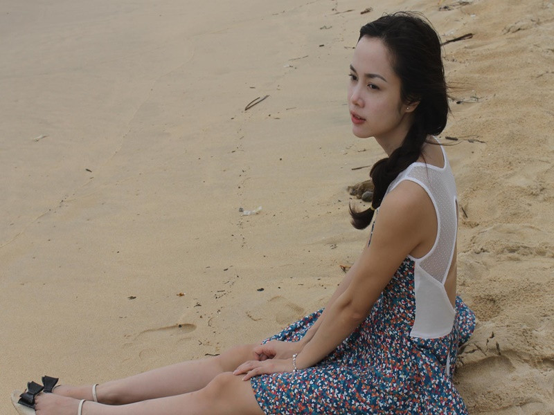 Năm 2012, Vũ Ngọc Anh tham gia Hoa hậu Việt Nam. Ảnh: FBNV.