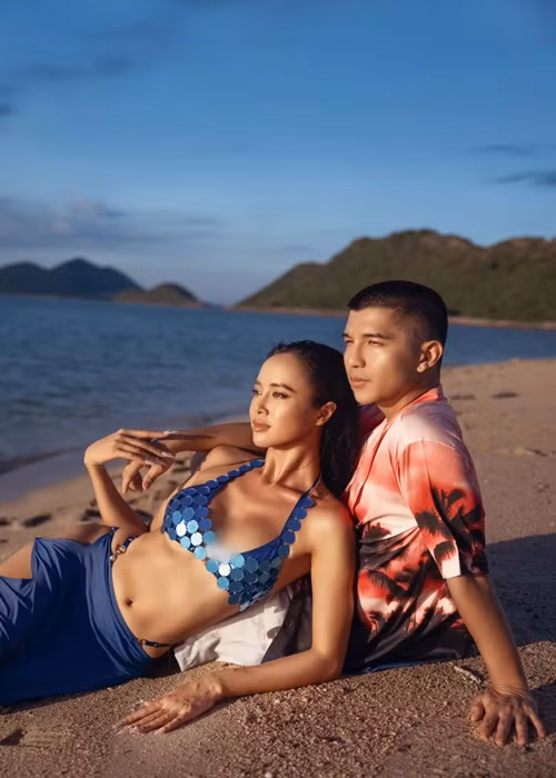 Vũ Ngọc Anh kết hôn vào năm 2023 với Cường Seven sau 7 năm hẹn hò. Ảnh: FBNV.