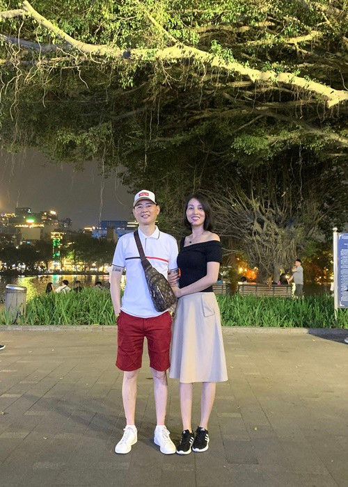 Mai Huế được lòng các con riêng của Tùng Dương.