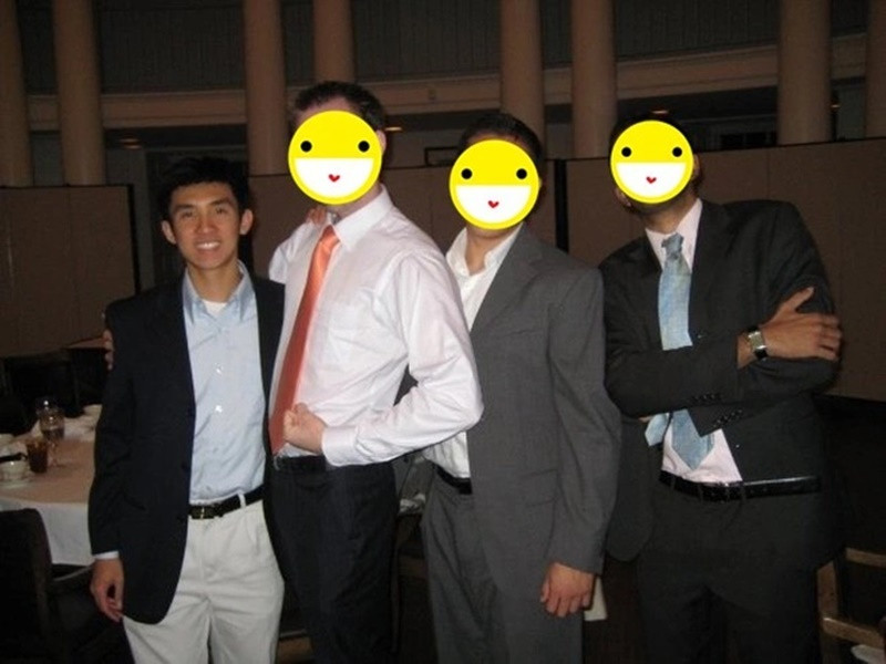 Mới đây, lộ hình ảnh cũ của thiếu gia Minh Đạt. So với trước đây, chồng Midu được nhận xét trẻ trung, phong độ hơn. Ảnh: Phụ Nữ Số.