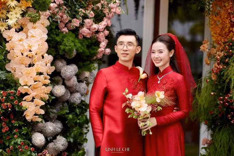 Chồng Midu - doanh nhân Minh Đạt là thiếu gia nhựa Duy Tân. Bởi vậy, nữ diễn viên làm dâu chốn hào môn. Ảnh: FBNV.