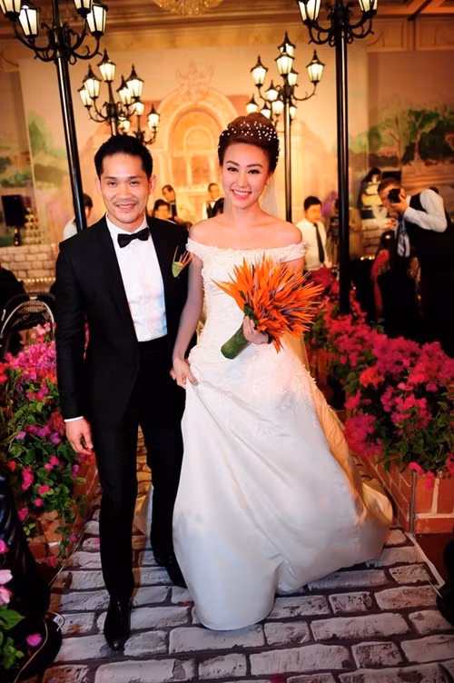 Đám cưới của Ngân Khánh diễn ra vào đầu năm 2015. Ảnh: Znews.