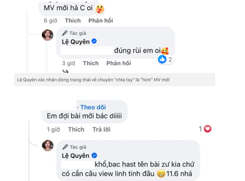Về status “chia tay”, Lệ Quyên trả lời fan rằng cô sắp ra MV mới. Nữ ca sĩ còn khẳng định hashtag “tình chỉ đẹp khi vừa bắt đầu” là tên bài hát. Ảnh: Phụ Nữ Việt Nam.