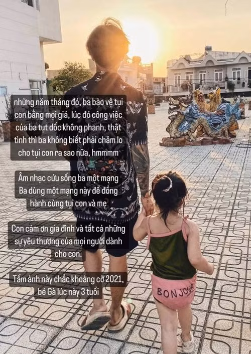 Đạt G không ngần ngại xưng ba với hai con gái Hoài Lâm.