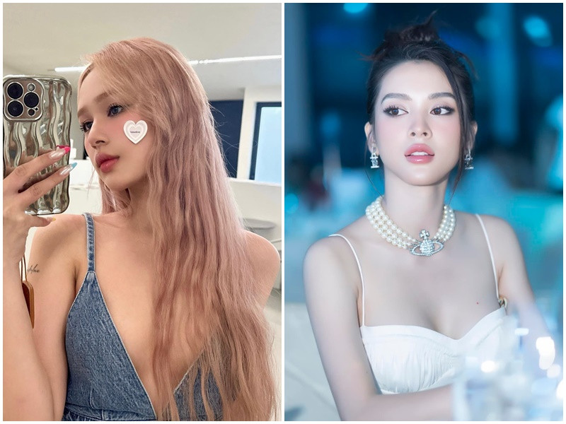 Quỳnh Lương và Xoài Non đều khiến người đối diện khó rời mắt bởi nhan sắc xinh đẹp, quyến rũ.