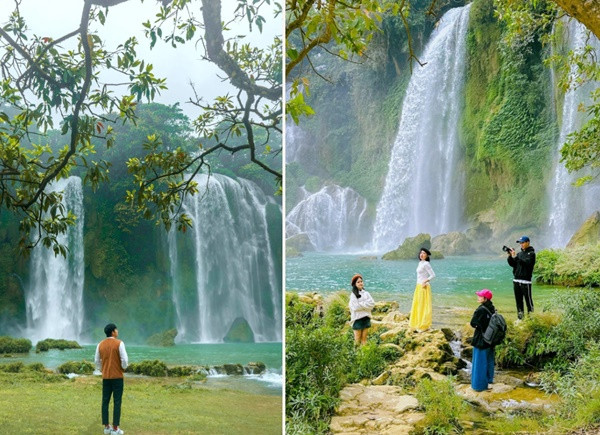 Ngam thac nuoc lot top dep nhat the gioi o Cao Bang