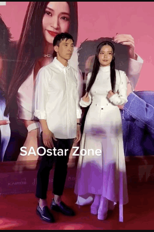 Vào tháng 4 vừa qua, Midu và Minh Đạt bị soi chụp ảnh chung tại một buổi ra mắt phim năm 2023. Ảnh: Saostar.