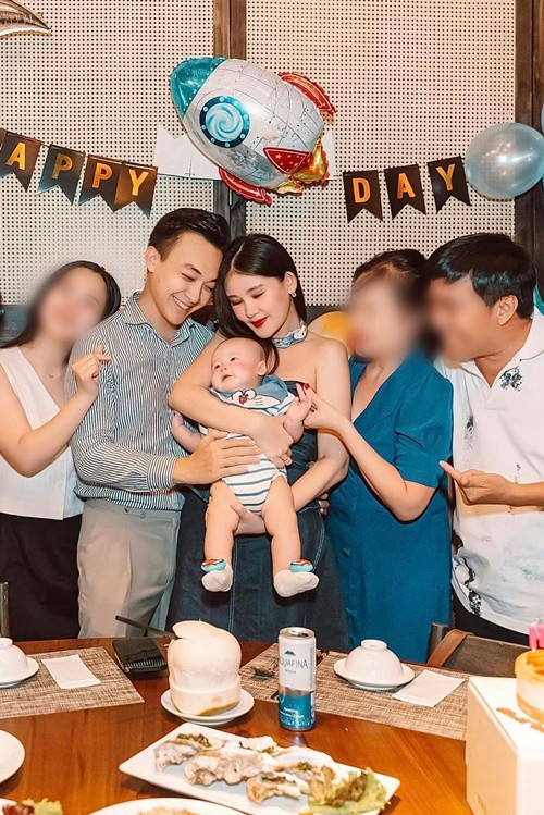 Ngân Anh sinh con trai đầu lòng Tino vào tháng 12/2023.