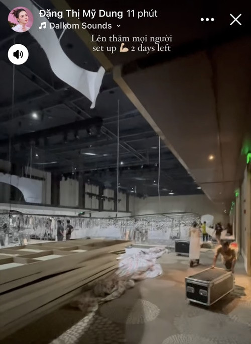 2 ngày trước đám cưới, Midu hé lộ hình ảnh đám cưới đang được chuẩn bị. Ảnh: FBNV.