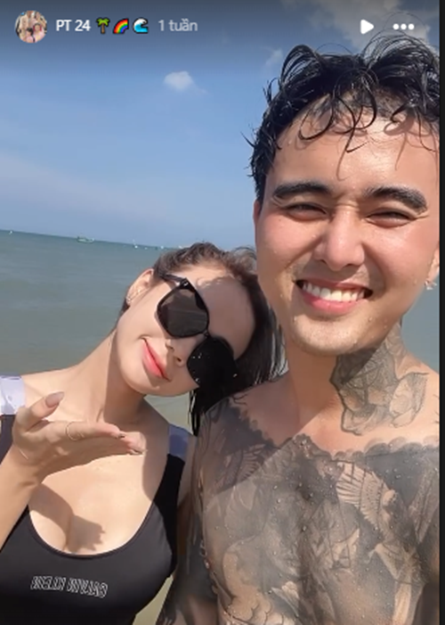 Gần đây, Bảo Ngọc khoe loạt ảnh du lịch cùng Đạt G.