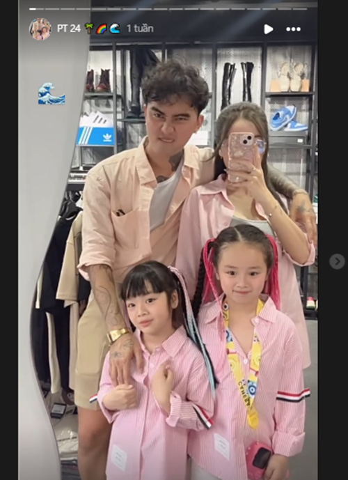 Đạt G yêu thương các con của Bảo Ngọc như con ruột, chăm lo từ bữa ăn đến việc học hành.