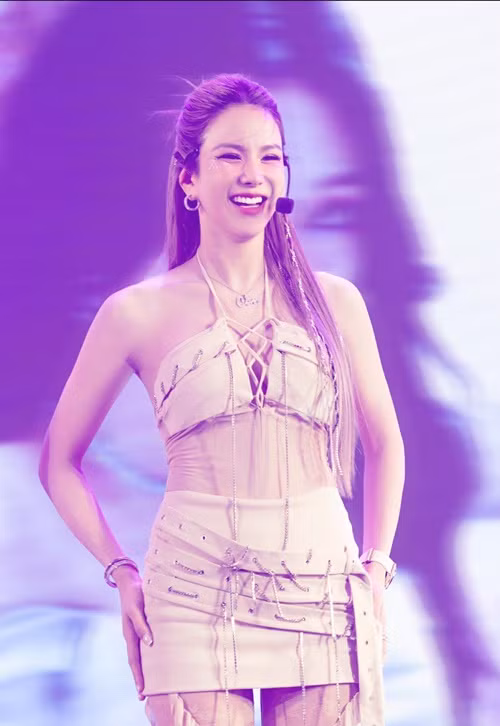 Sau ly hôn, Diệp Lâm Anh tập trung livestream bán hàng, ca hát.