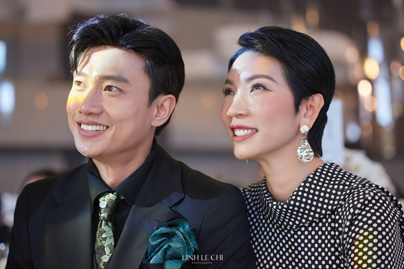 Quốc Trường, Xuân Lan đều tham dự đám cưới của Midu.