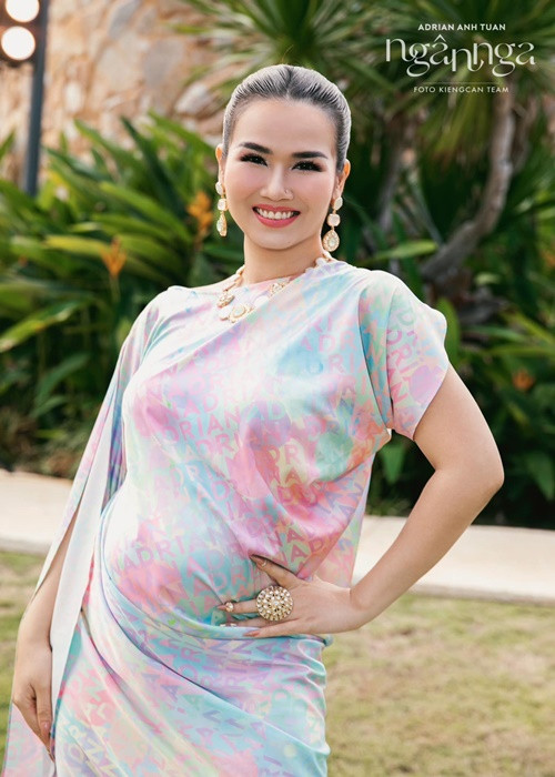 Vì là người ăn chay trường nhiều năm nên khi mang thai, Võ Hạ Trâm vẫn theo đuổi chế độ ăn này.