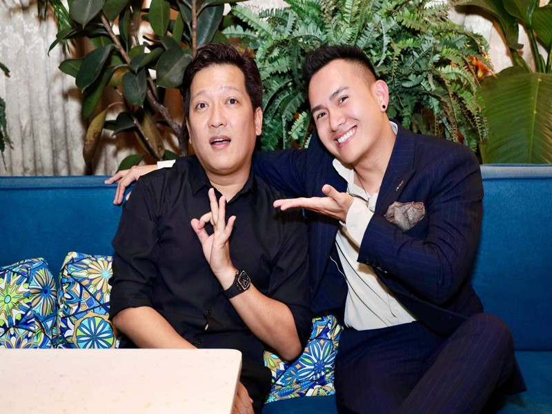 Con trai Hoài Linh thân thiết với Trường Giang.