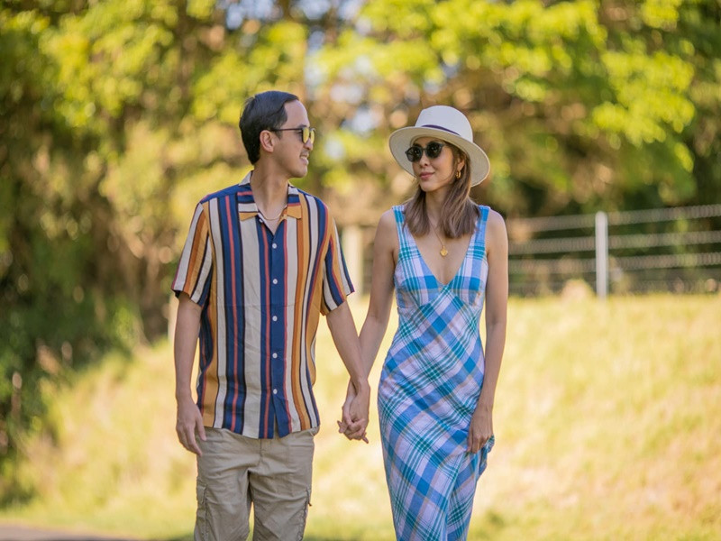 Cặp đôi đang có 3 người con chung: 1 gái, 2 trai.