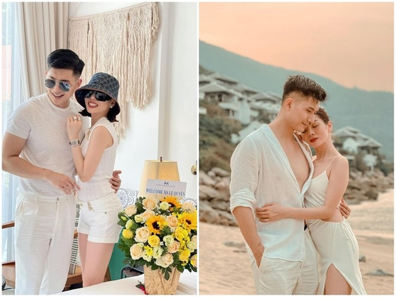 Antifan không ít lần “công kích” Lâm Bảo Châu vì sự chênh lệch tuổi tác lẫn sự nghiệp giữa anh và Lệ Quyên. Để bảo vệ bạn trai kém 12 tuổi, Lệ Quyên gay gắt đáp trả. Ảnh: FBNV.