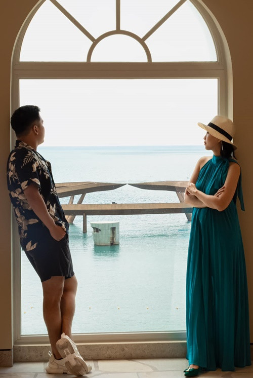 Nữ MC luôn đồng hành, chia sẻ và chăm sóc con trai Luka.