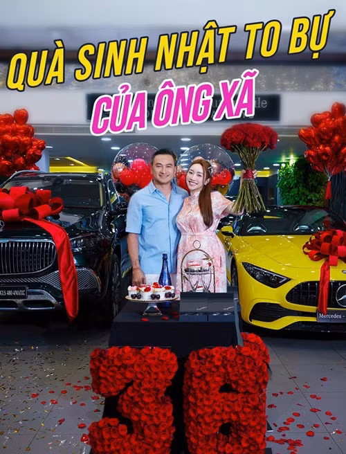 Từ khi gắn bó với Chi Bảo, Lý Thùy Chang nhận nhiều món quà giá trị từ nửa kia.