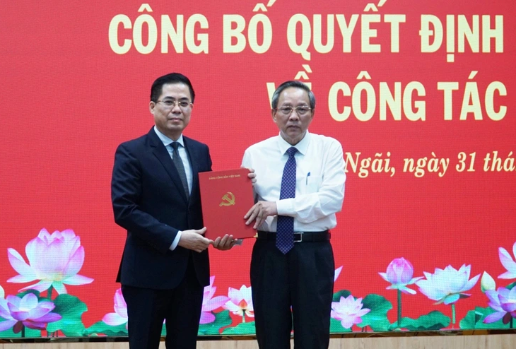 Thu truong Bo KH&CN duoc gioi thieu lam Chu tich UBND tinh Quang Ngai