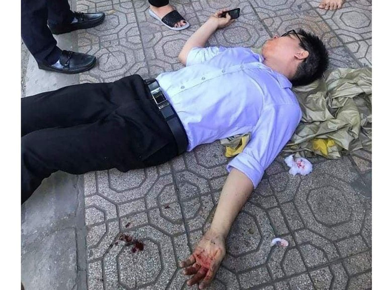 Khoi to vu can bo tu phap o Thai Binh bi danh bat tinh giua duong