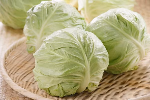 Bắp cải: Loại rau phổ biến này lại có thể tăng tính đàn hồi cho da, đàn hồi thành mạch. Bắp cải còn là thực phẩm rất giàu vitamin C, kali, canxi, chất xơ có lợi cho sức khỏe. Ảnh: Boldsky.