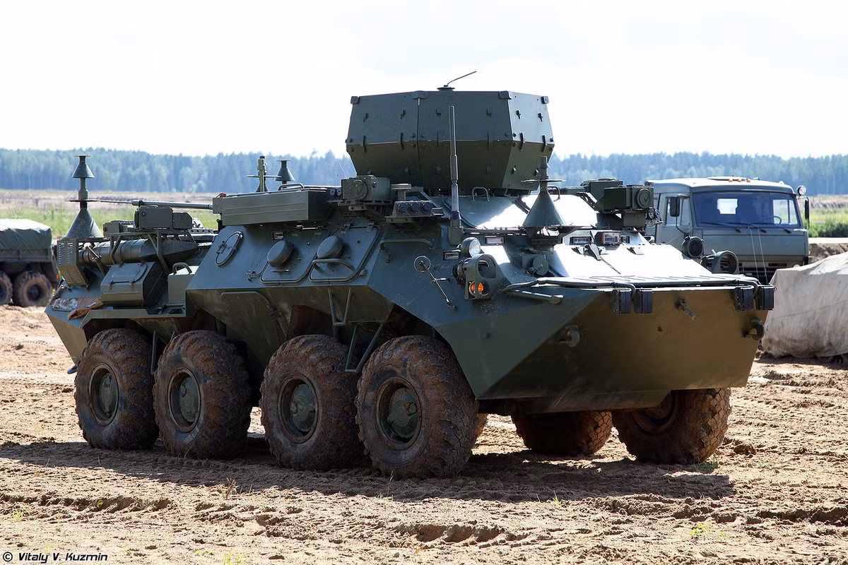 Xe thiết giáp tác chiến điện tử RB-531B Infauna. Nguồn ảnh: Vitaly-Kuzmin