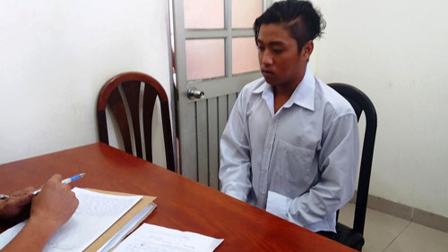 Nghi can giết 2 người ở tỉnh BR-VT đang khai nhận hành vi tại CQĐT.