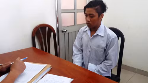 Nghi can giết 2 người ở tỉnh BR-VT đang khai nhận hành vi tại CQĐT.