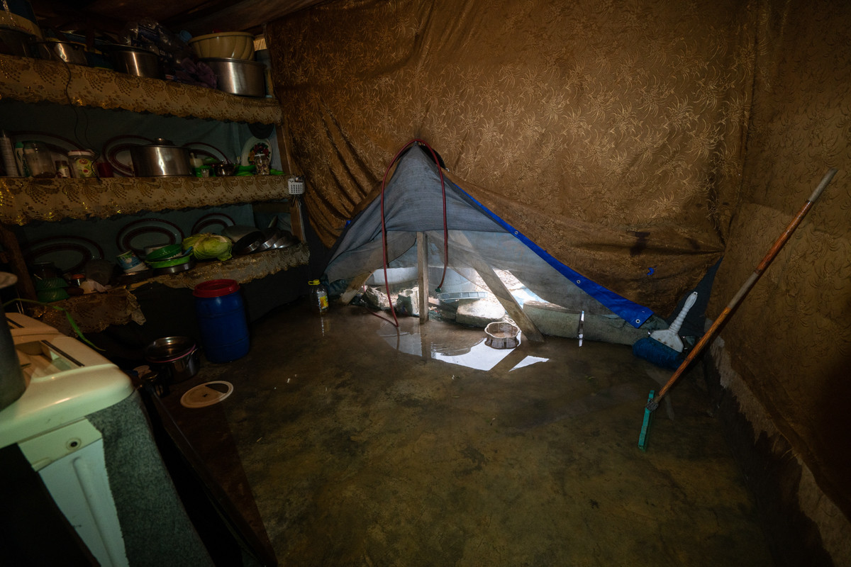 Tham canh cuoc song nguoi ti nan Syria o Lebanon vi bao mua dong-Hinh-6