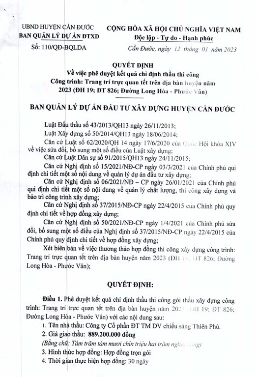 Long An: Công ty Thiên Phú trúng liền 2 gói trang trí tại Cần Giuộc - Hình 6 Long An: Cong ty Thien Phu trung lien 2 goi trang tri tai Can Giuoc-Hinh-6