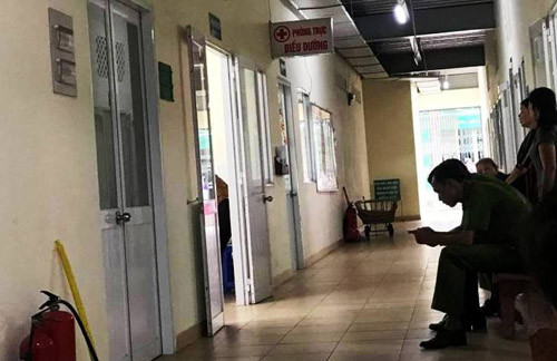 Nghi can Sơn đang trong tình trạng hết sức nguy kịch, điều trị tại bệnh viện dưới sự giám sát của Cảnh sát.