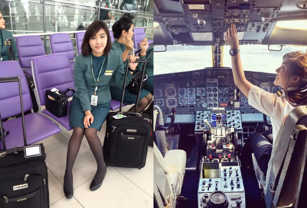 Piyathida Suphasi (28 tuổi, Thái Lan) hiện là phi công, giữ vị trí cơ trưởng trên chặng Chiang Mai - Bangkok, theo CH7 Social News. Sau khi tốt nghiệp cao đẳng ngành Kỹ thuật, Piyathida trở thành kỹ sư hàng không. Từ 2012-2015, cô chuyển sang làm tiếp viên hàng không cho hãng Thai Airways. Trong vòng 2 năm sau đó, Piyathida học lái từ phi cơ cỡ nhỏ đến máy bay dân dụng cỡ lớn. 8X được mệnh danh là “nữ phi công xinh đẹp nhất Thái Lan”. Ảnh: Chiang Mai News.