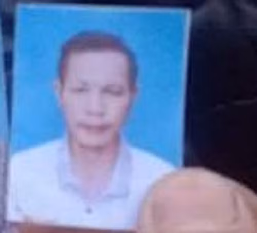 Chân dung hung thủ do một người dân cung cấp.