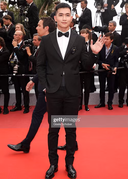 Ngoài Tuyết Nga, một nghệ sĩ khác cũng dự thảm đỏ Cannes năm nay là Võ Cảnh. Ảnh: FBNV