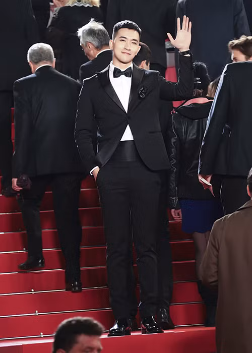 Nam diễn viên lần đầu tiên tới Cannes nên cảm thấy khá hồi hộp nhưng rất hào hứng. Ảnh: FBNV