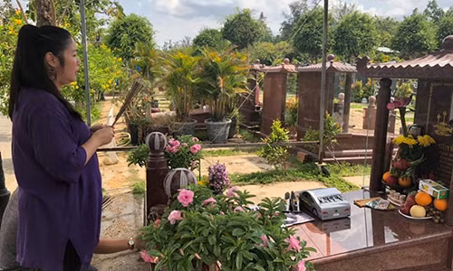 Hong Van ke tam nguyen cua Anh Vu khi den tham mo co dien vien