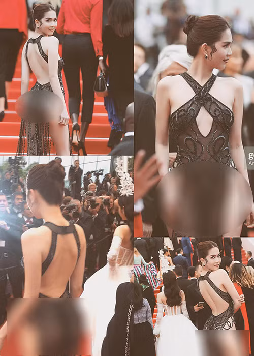 Báo chí nước ngoài nhắc đến tên Ngọc Trinh nhưng đa phần cho rằng hình ảnh của Ngọc Trinh tại Cannes phản cảm.