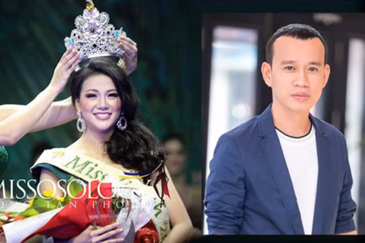 Tháng 1/2019, Phúc Nguyễn tuyên bố anh mất 10 tỷ để đưa Phương Khánh đến vương miện. Trong đó, có tiền tài trợ để đổi lại quyền lợi có người Việt làm giám khảo cuộc thi, hỗ trợ Phương Khánh giành giải. Ảnh: Saostar