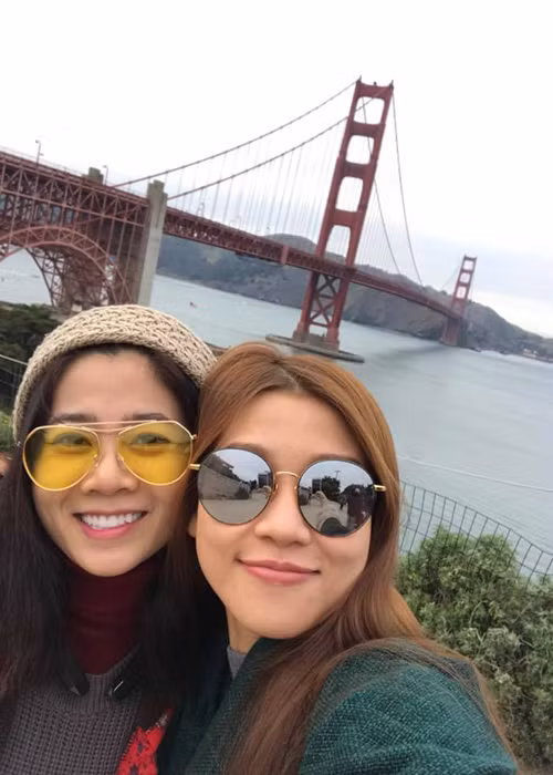 Nữ diễn viên không quên gửi lời cảm ơn đến người bạn đặc biệt của mình.