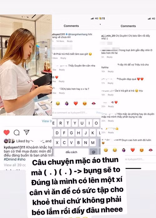 Giữa ồn ào ảnh chưa photoshop, nàng Hoa hậu Việt Nam 2014 khẳng định cô tăng cân một chút chứ không phải bị thừa cân quá nhiều. Ảnh: Ngôi sao