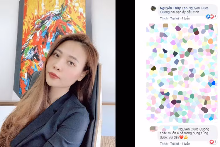 Hồi tháng 4/2019, Cường Đô la công khai nịnh vợ. Ở phần bình luận, mẹ của Đàm Thu Trang viết: "Hai bạn ấy đều xinh" và một người thân góp ý: "Nguyễn Quốc Cường chắc muốn em bé trong bụng cũng được vui đây". Cả hai bình luận này đều được Cường Đô la tỏ ý đồng tình dấy nghi vấn vị doanh nhân này ngầm xác nhận chuyện bầu bí của hôn thê.