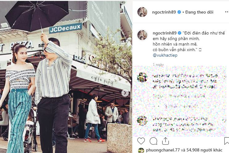 Giữa ồn ào, Ngọc Trinh được những người thân thiết lên tiếng bênh vực như Vũ Khắc Tiệp, Quách Ngọc Ngoan, Ngọc Bích - chị gái của Ngọc Trinh.