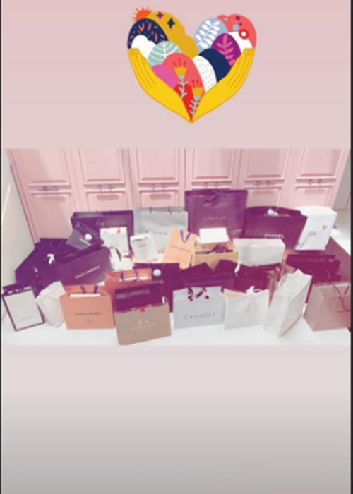 Giữa lùm xùm, Ngọc Trinh vẫn khoe đồ hiệu cô sắm trong chuyến đi Cannes.