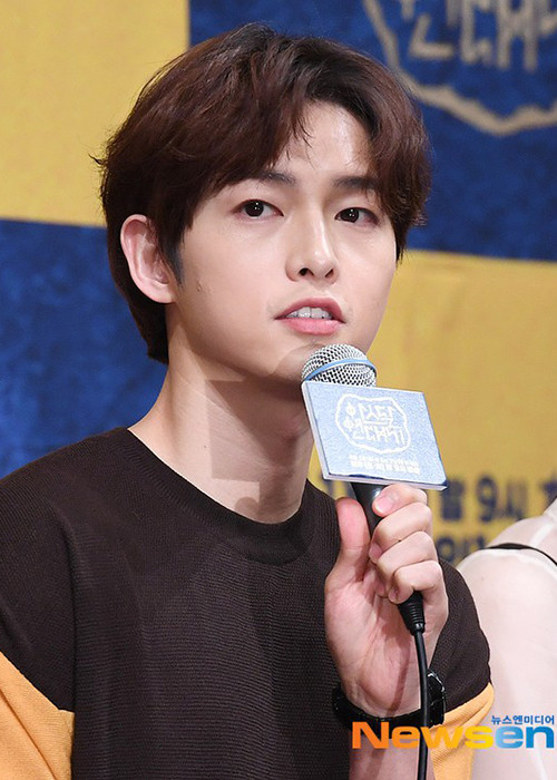 Sau khi rộ tin đồn ly hôn, Song Joong Ki rất hiếm khi lộ diện trước công chúng và tuyệt nhiên không trả lời đời tư. Ảnh: Newsen