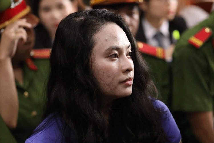 Ngọc Miu dường như không trang điểm trong phiên tòa xét xử mới đây. Ảnh: Vietnamnet